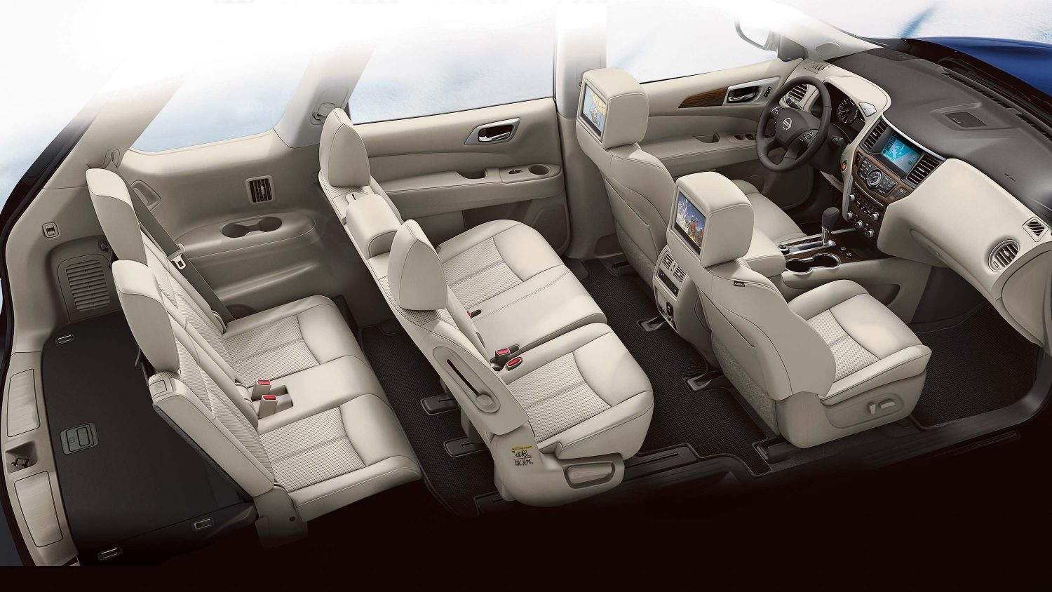 Nissan Pathfinder three rows of seating